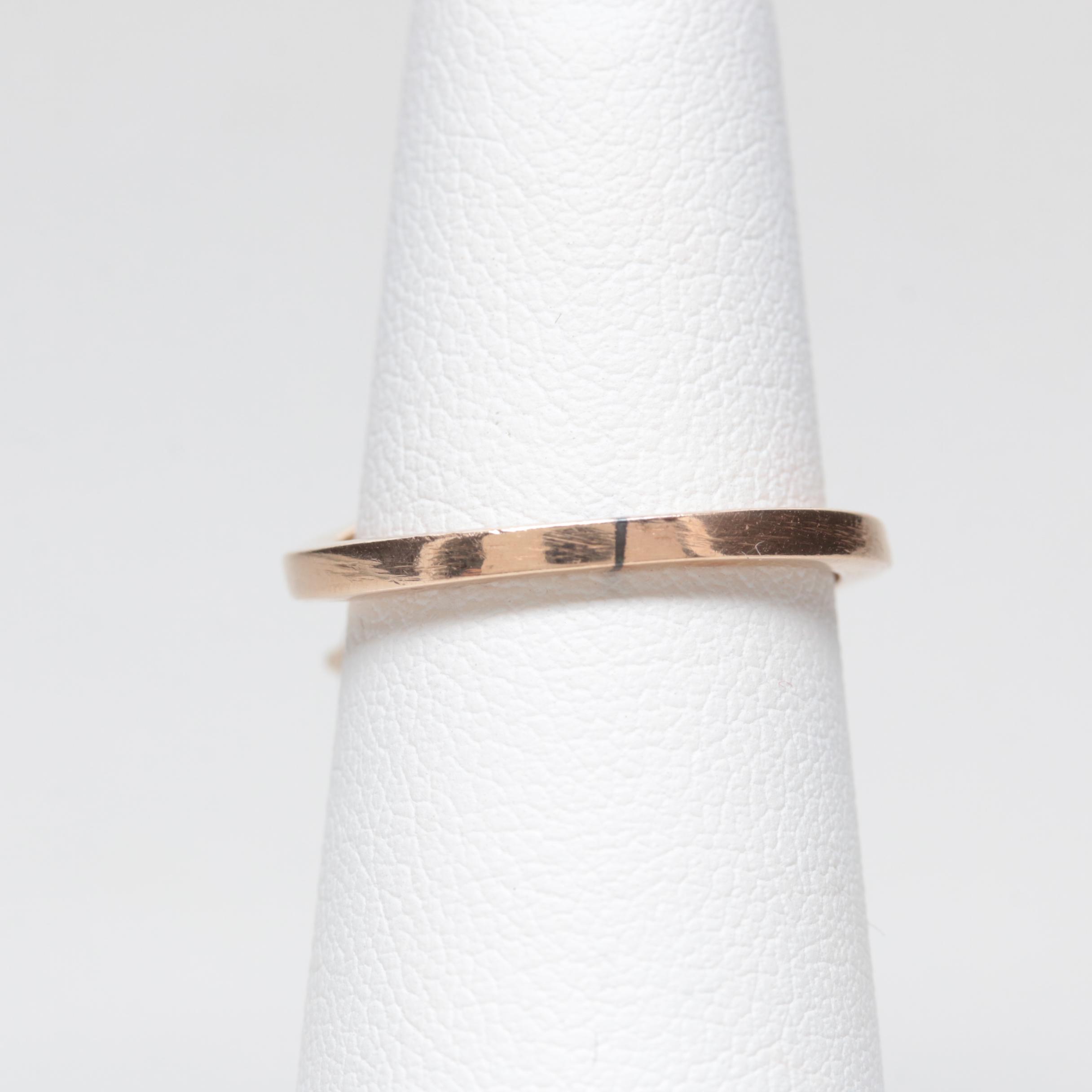 10K Rose Gold 10.23 CTW Star Ruby Bypass Ring