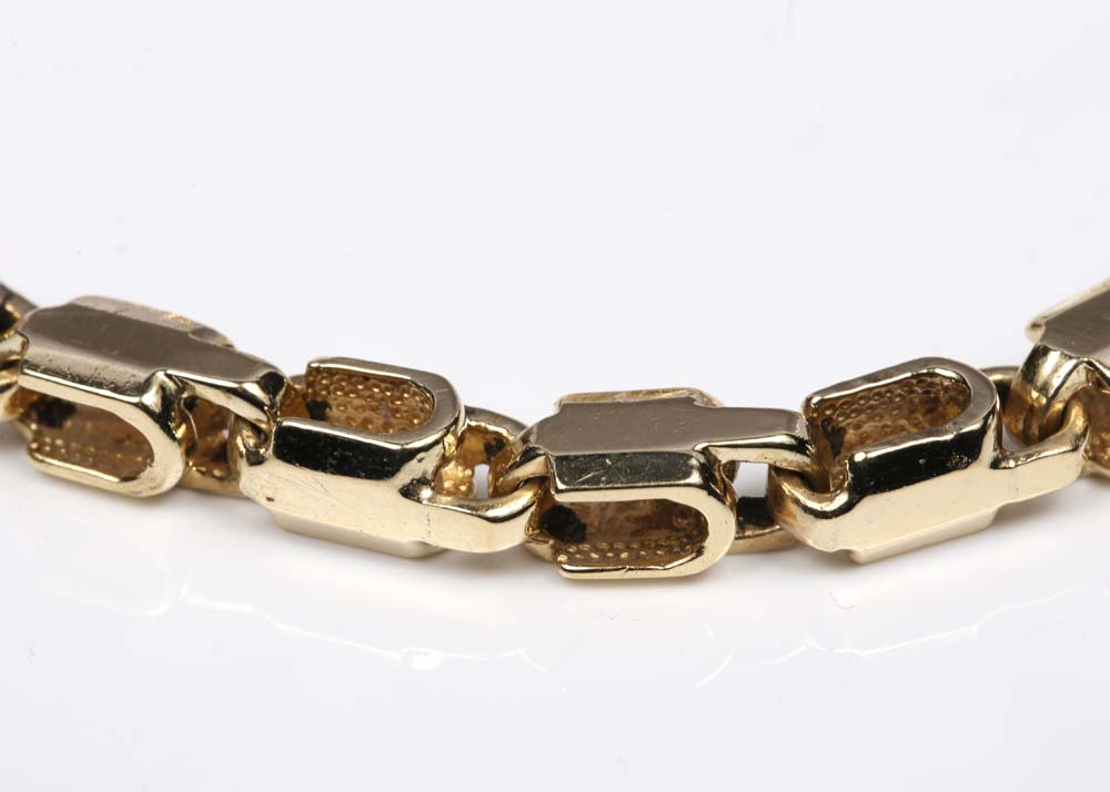 10K Yellow Gold Link Bracelet