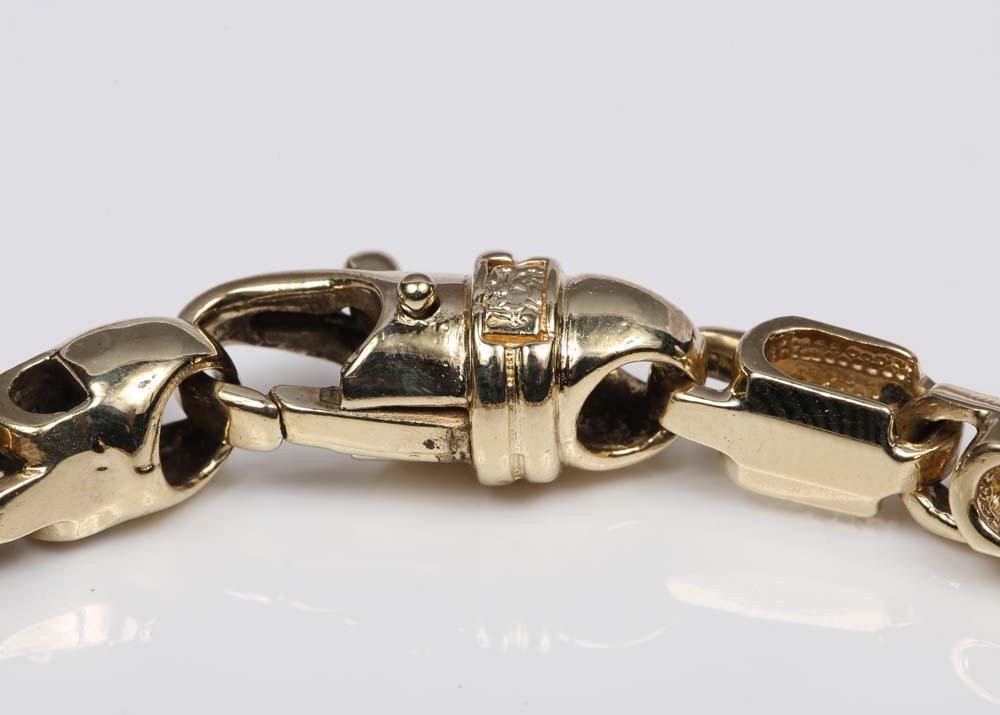 10K Yellow Gold Link Bracelet