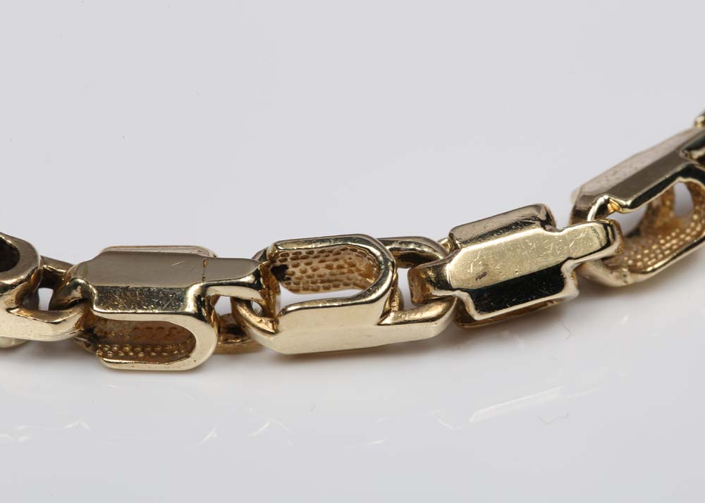 10K Yellow Gold Link Bracelet