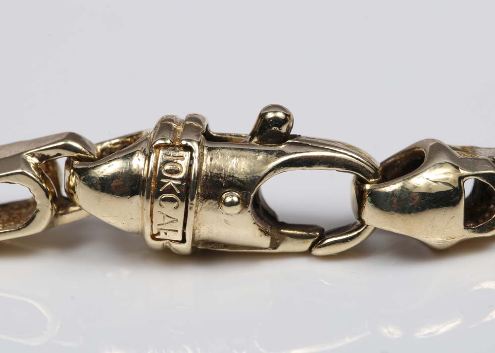 10K Yellow Gold Link Bracelet