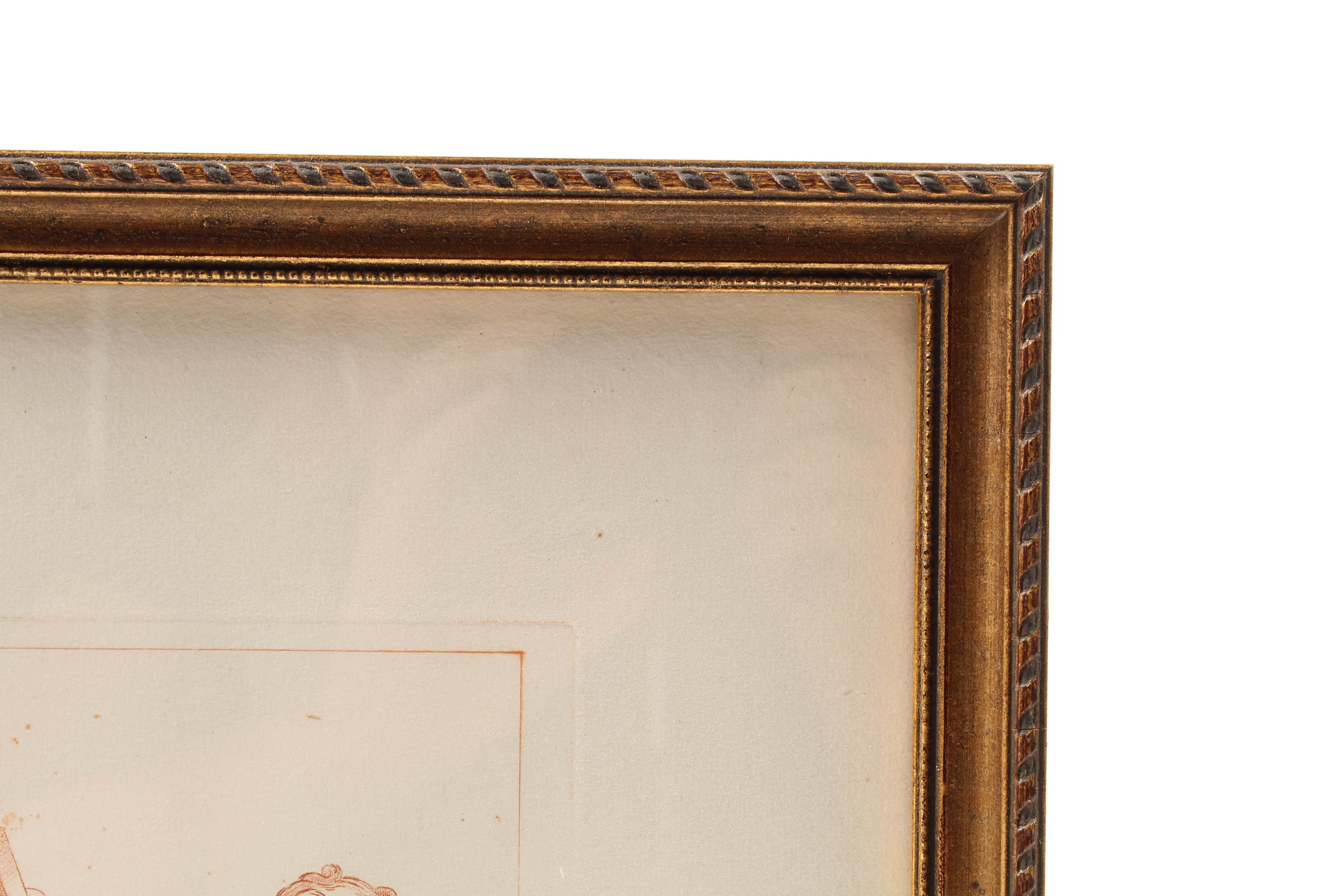 Auguste Pequegnot Etching after Jean-Baptiste Marie Huet