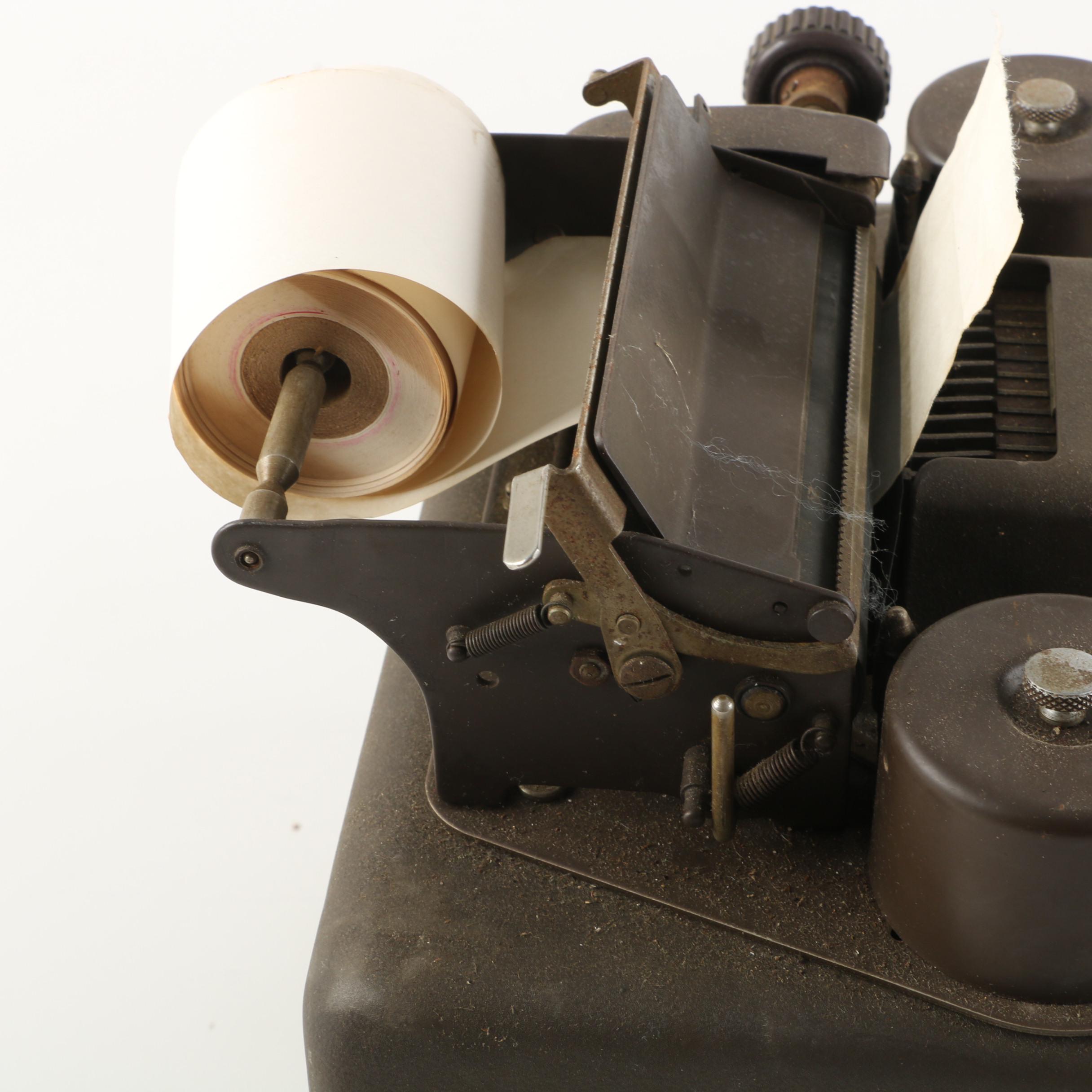 Vintage Burroughs Adding Machine