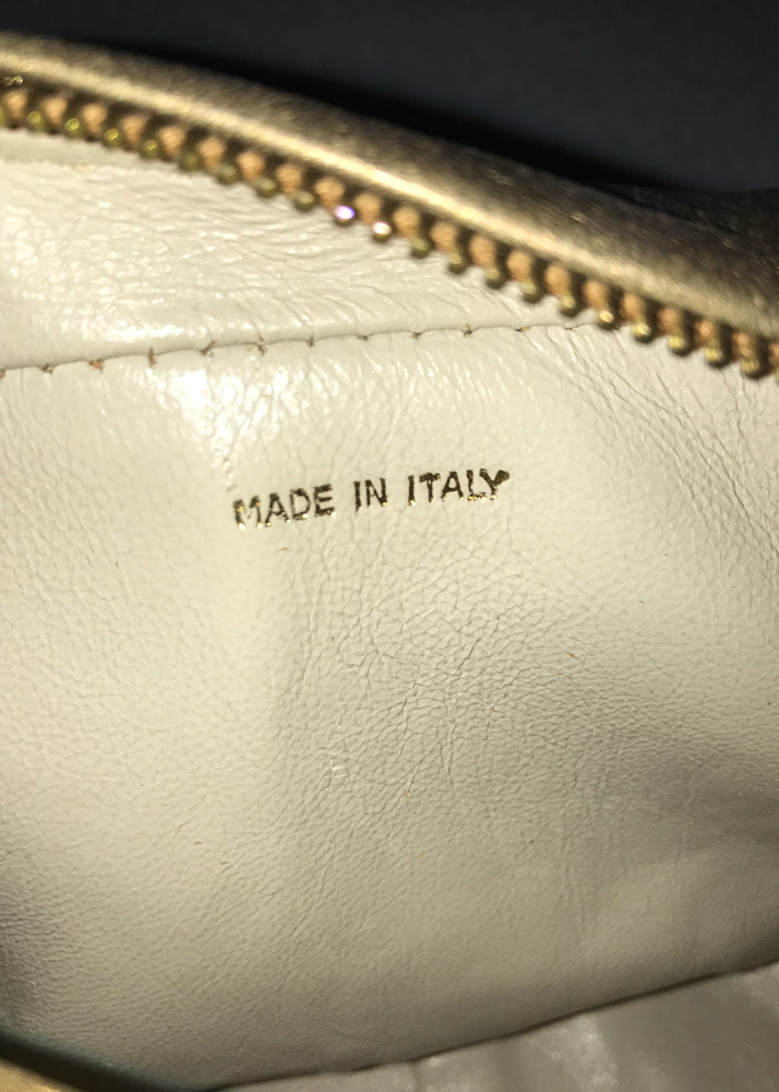 Chanel Quilted Chatelaine Metallic Leather Shoulder Bag