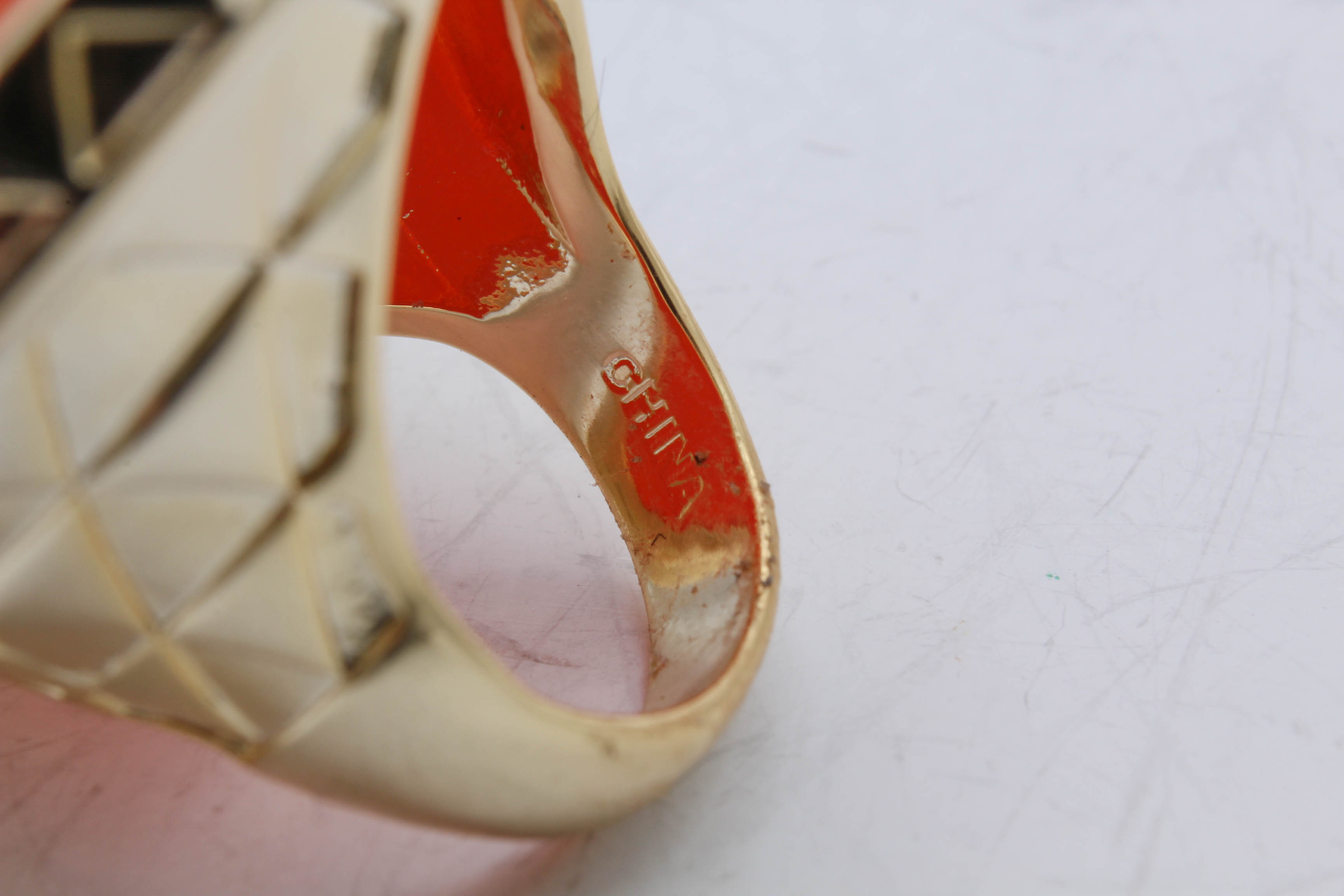 Moda di Pietra Gold Wash over Bronze and Moonstone Parure