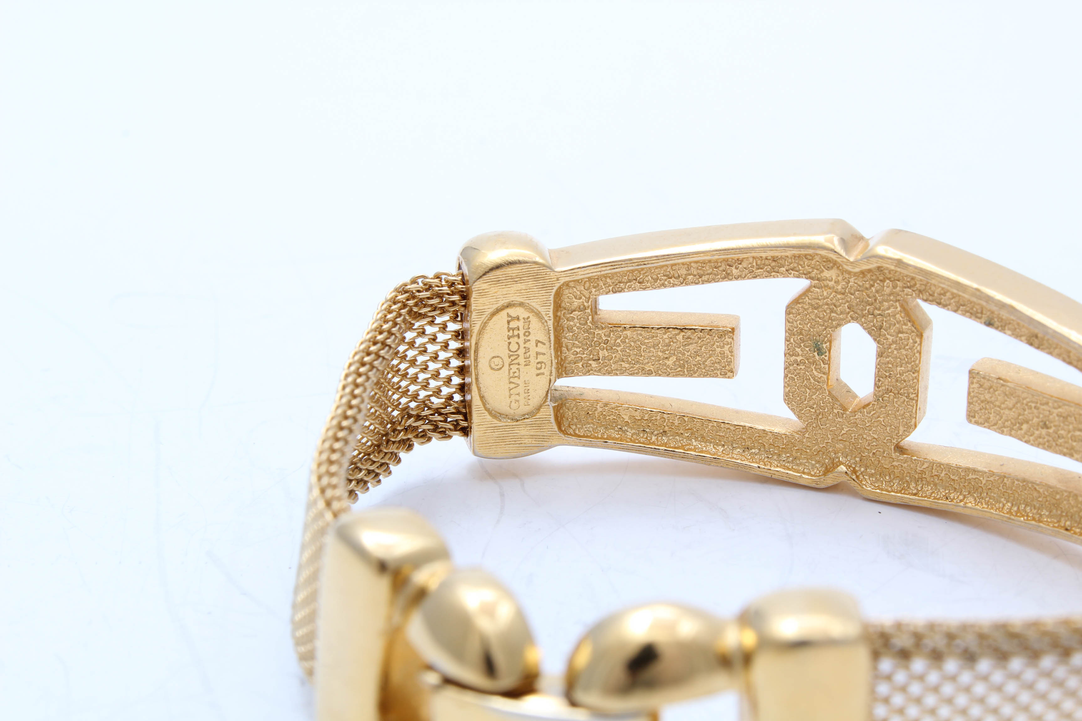 Vintage Givenchy Gold Tone Bracelet