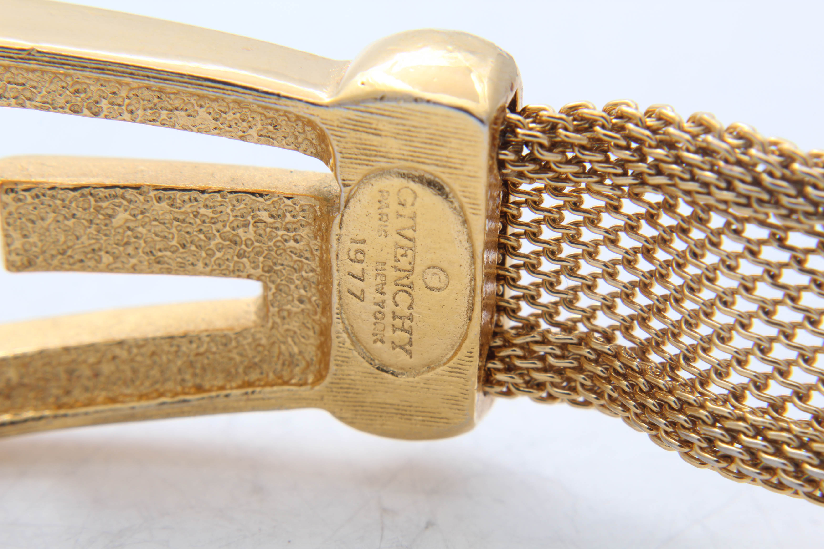 Vintage Givenchy Gold Tone Bracelet