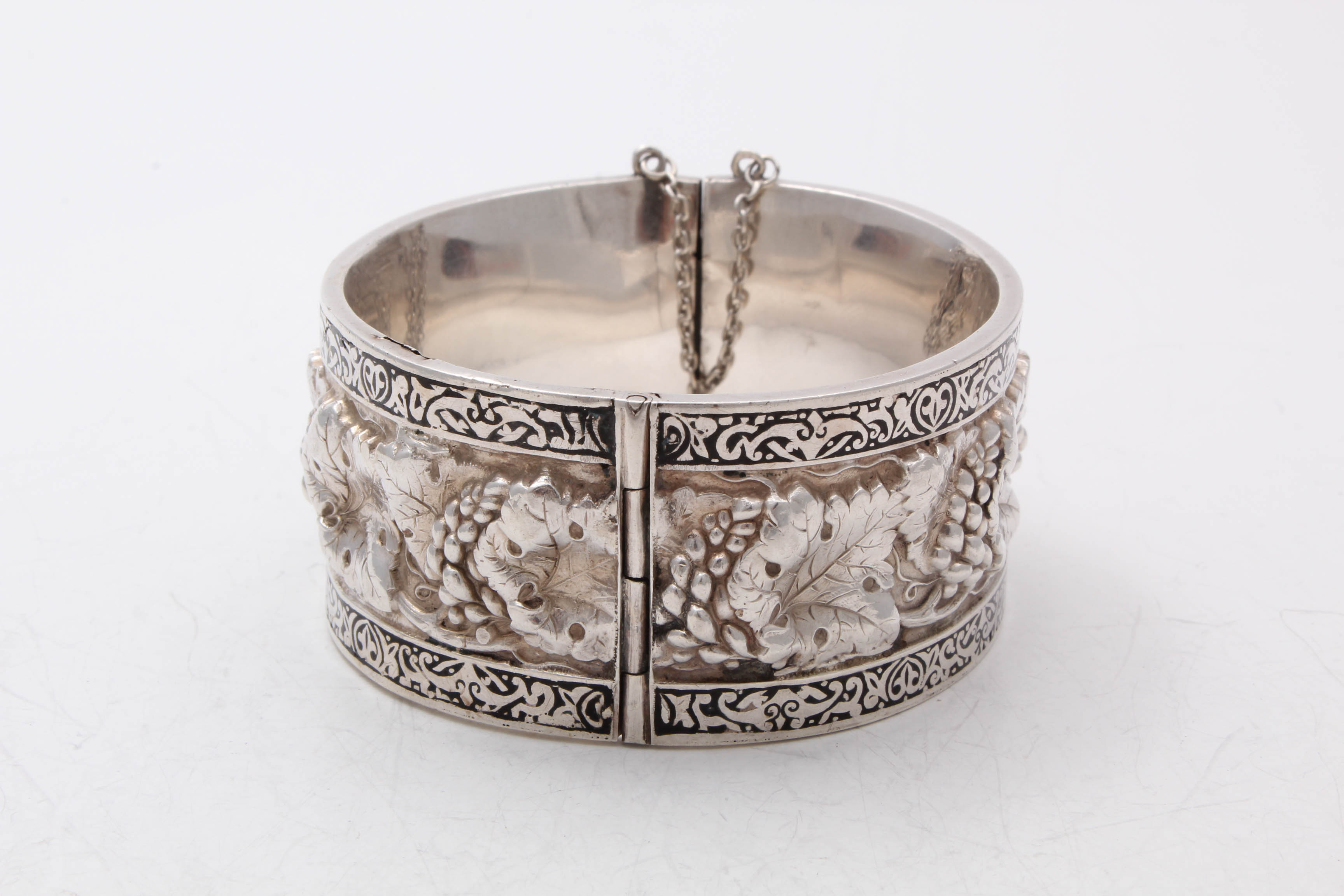 Topazio of Portugal Sterling Silver Cuff Bracelet