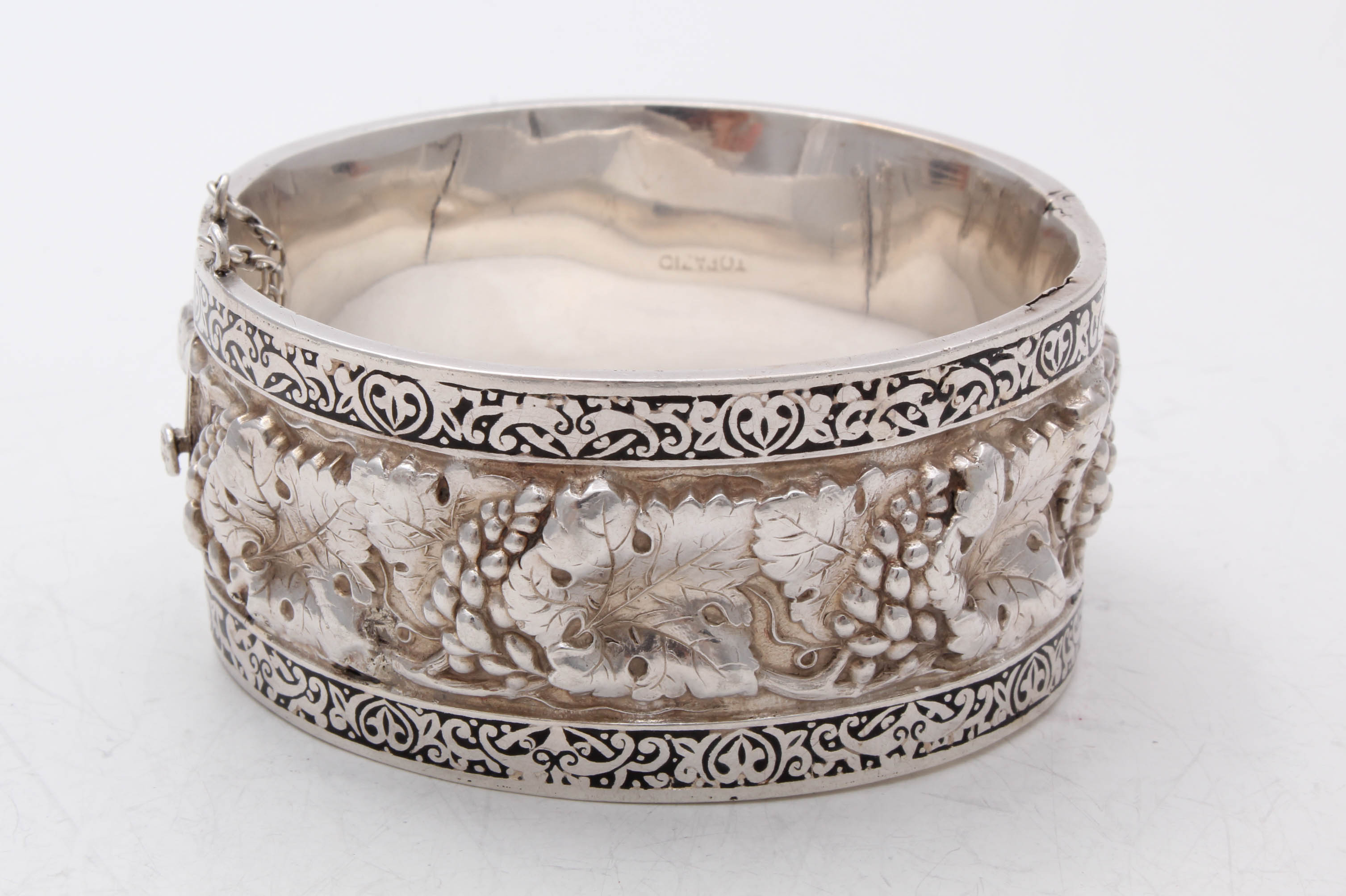 Topazio of Portugal Sterling Silver Cuff Bracelet