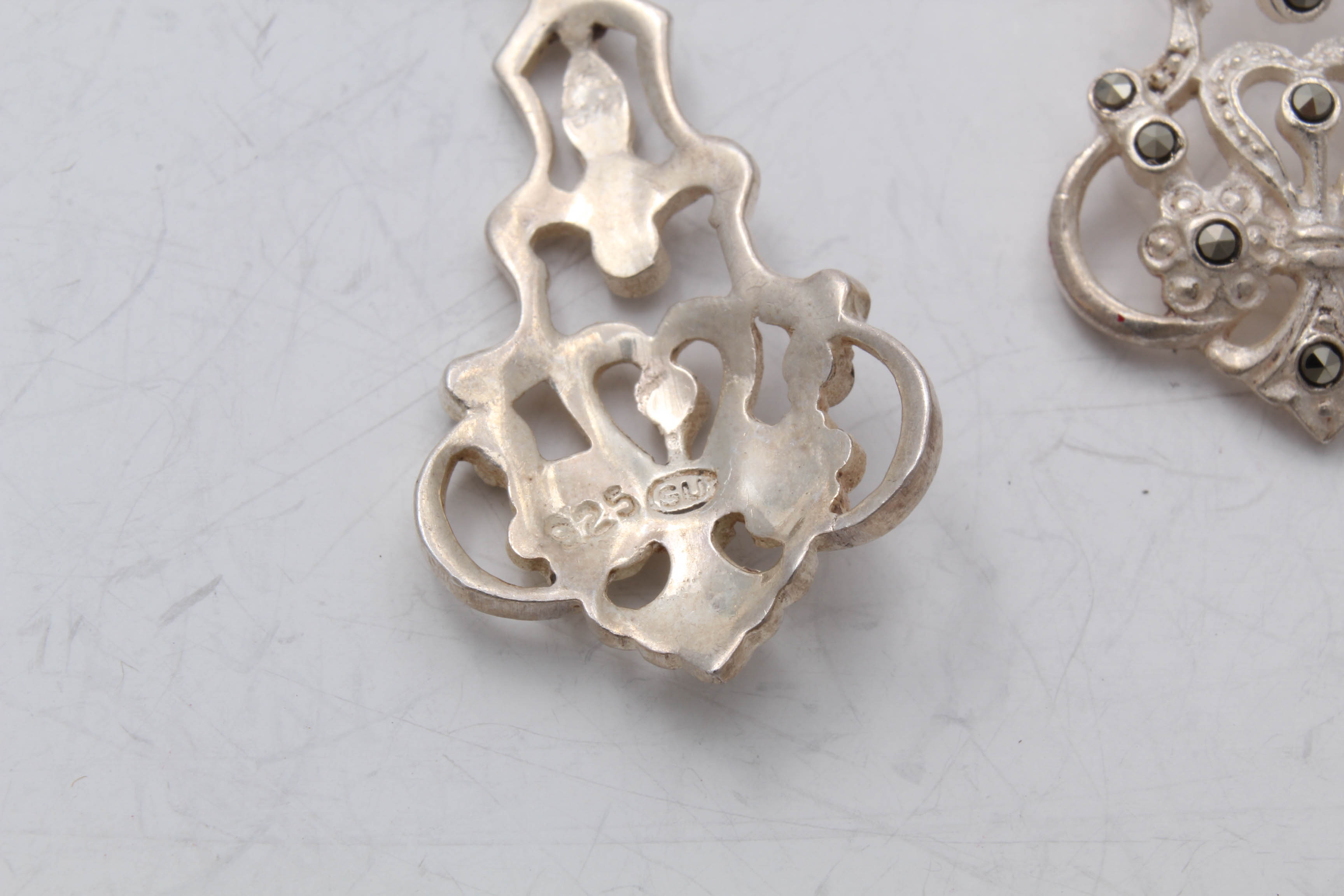 Contemporary Sterling Silver Earrings