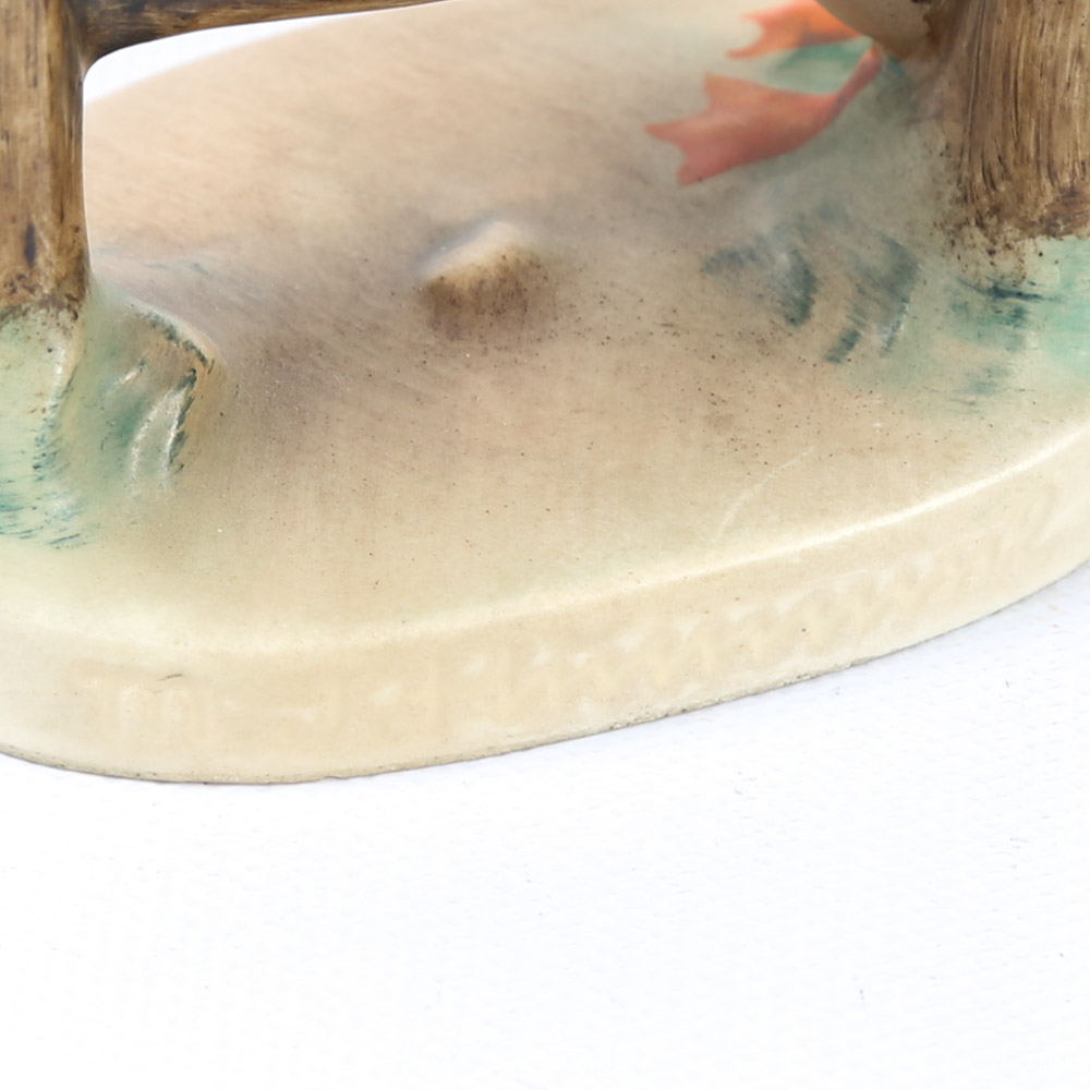 Goebel Hummel "Barnyard Hero" and "Boy with Toothache" Porcelain Figurines