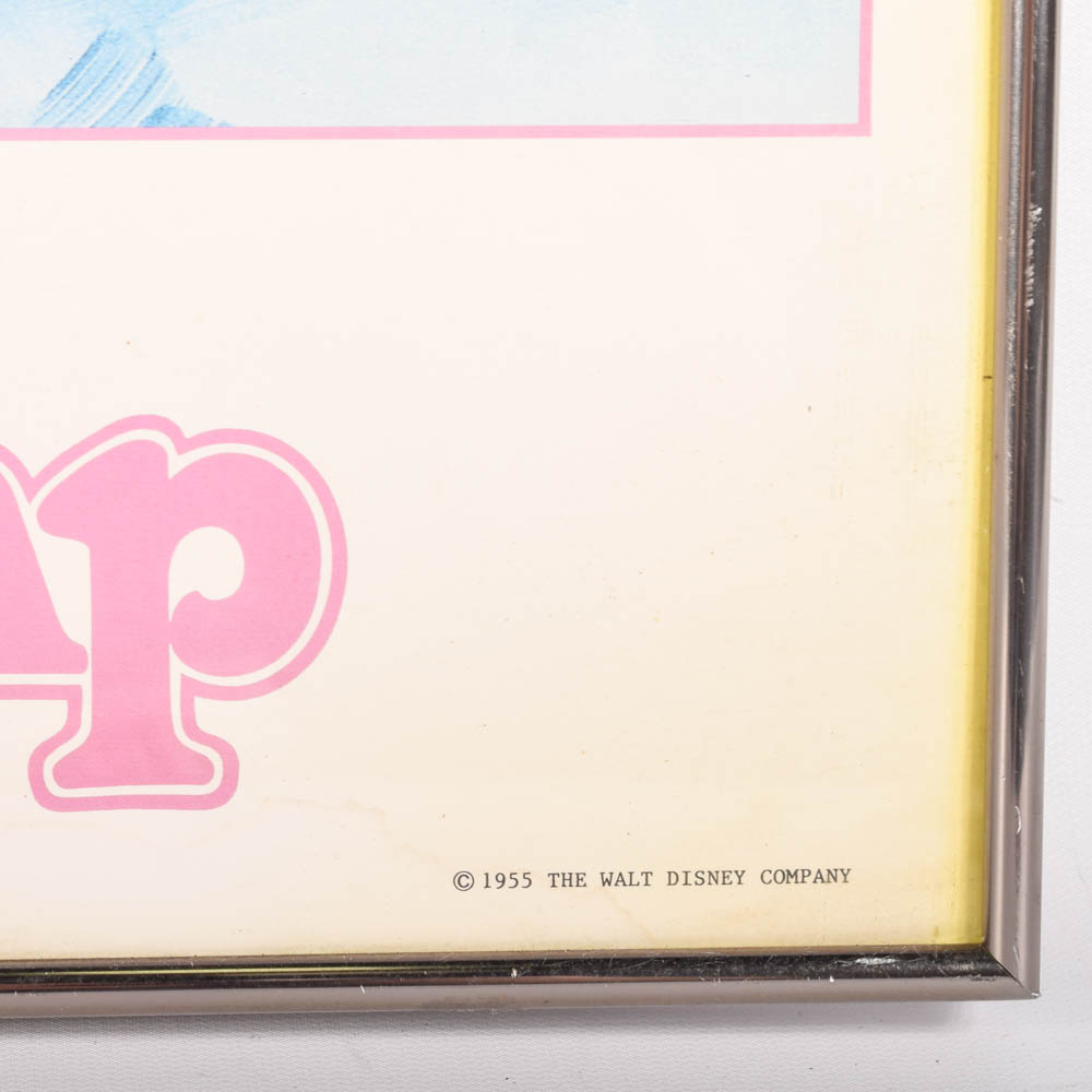 Vintage Reproduction "Lady and the Tramp" Film Poster