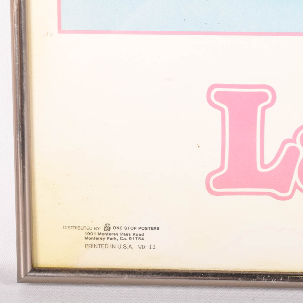 Vintage Reproduction "Lady and the Tramp" Film Poster