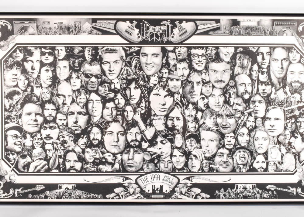 Michael Evans Keirstead Giclee on Paper "The Jam Part I, A History"