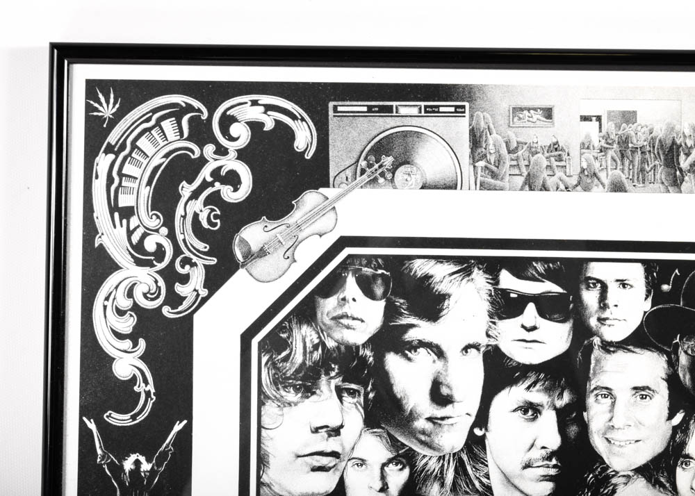 Michael Evans Keirstead Giclee on Paper "The Jam Part I, A History"