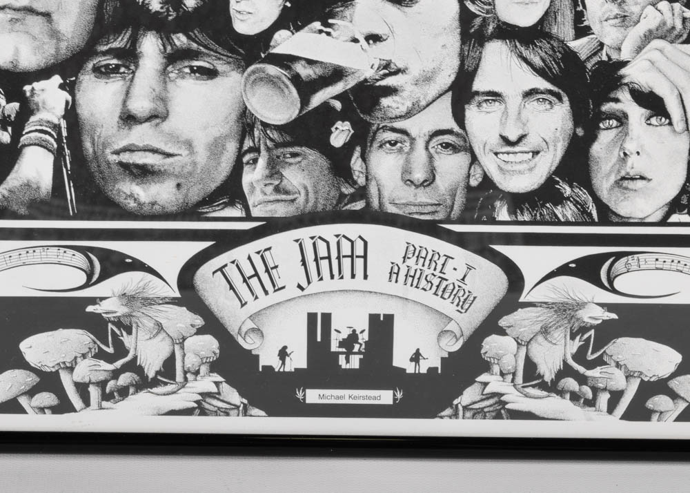 Michael Evans Keirstead Giclee on Paper "The Jam Part I, A History"