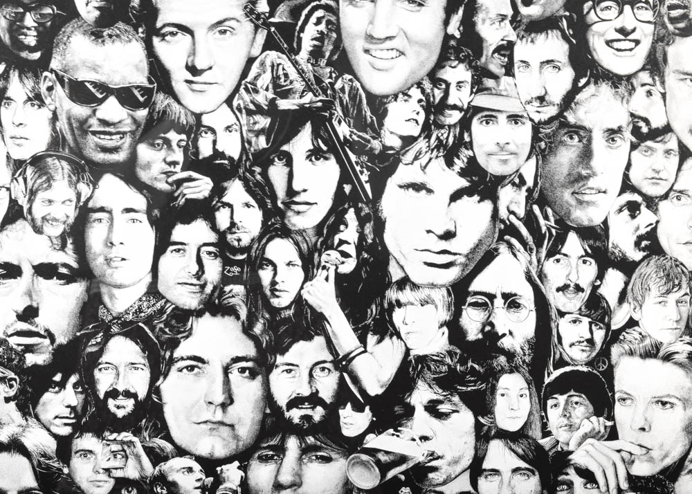 Michael Evans Keirstead Giclee on Paper "The Jam Part I, A History"