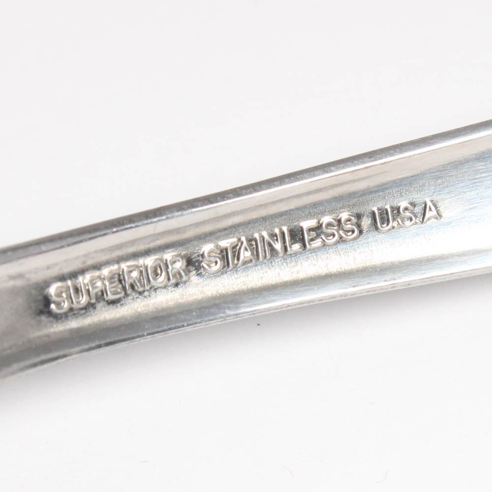 Vintage Superior Stainless "Atomic Starburst" Flatware