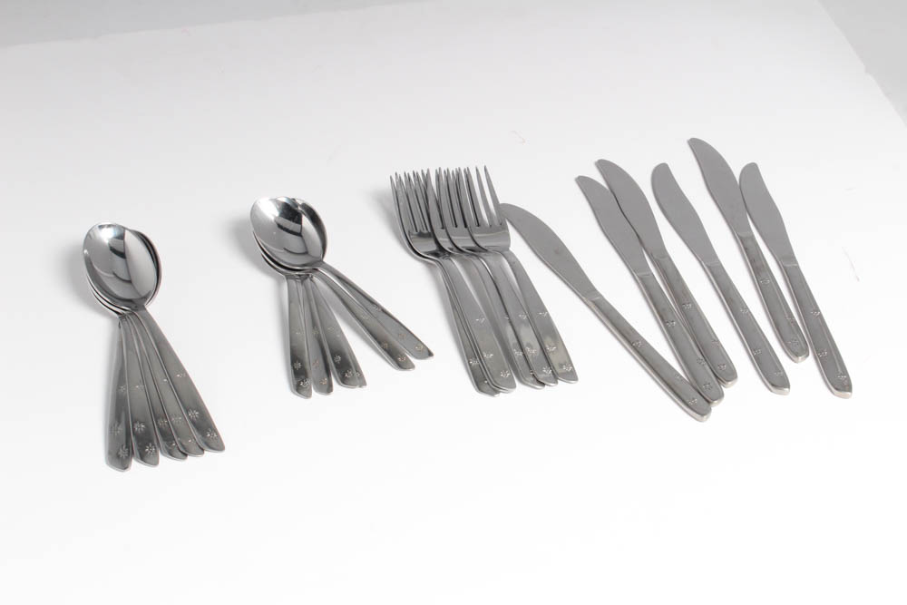 Vintage Superior Stainless "Atomic Starburst" Flatware