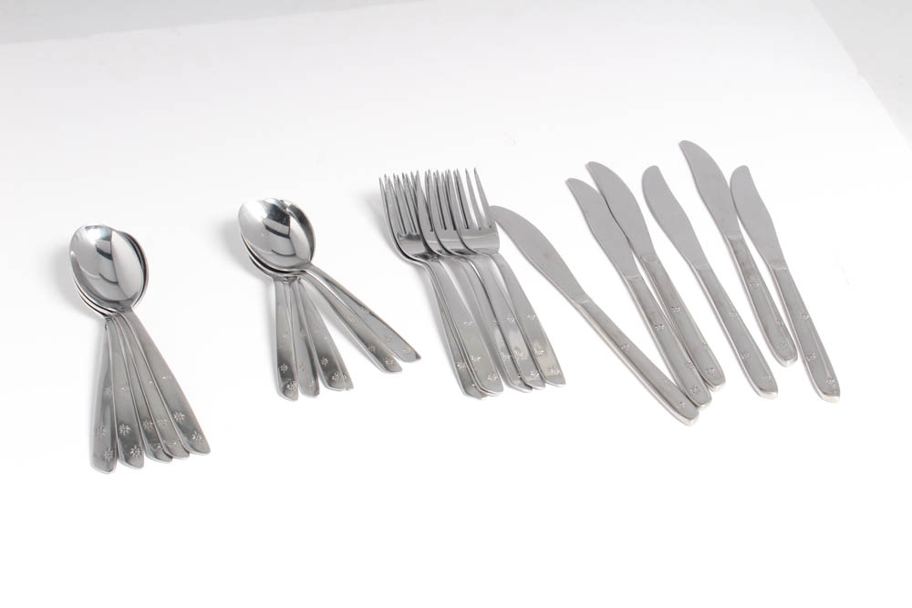 Vintage Superior Stainless "Atomic Starburst" Flatware