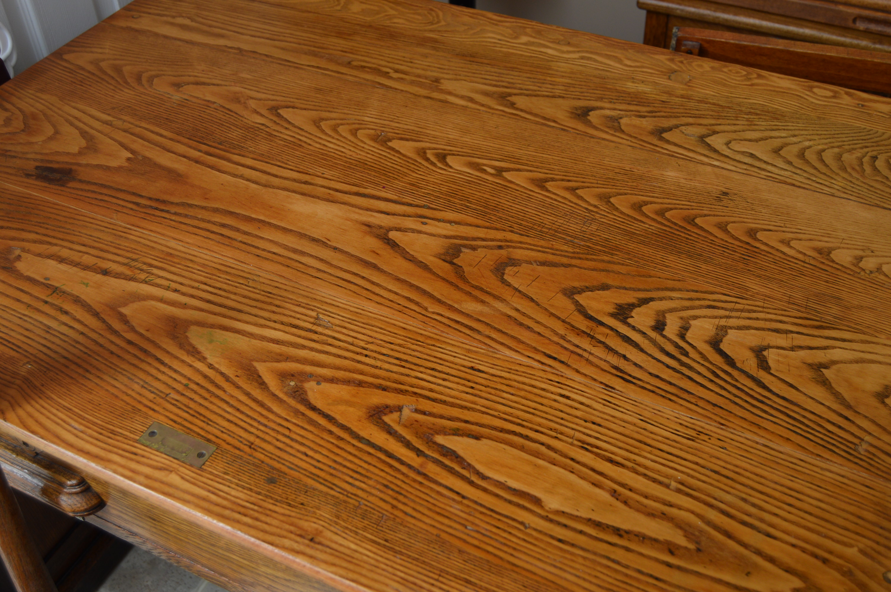 Vintage Oak Desk and Chair