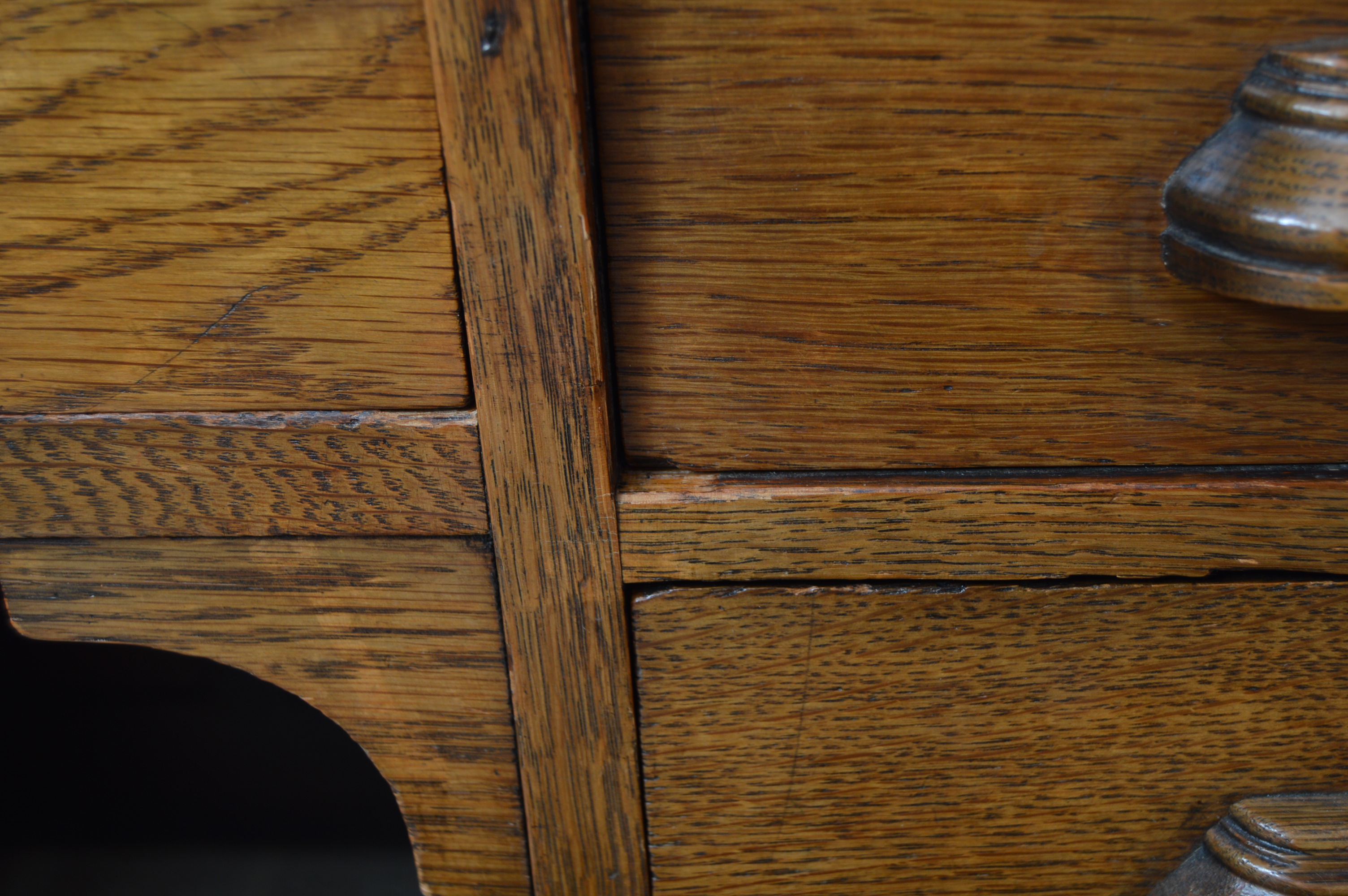 Vintage Oak Desk and Chair