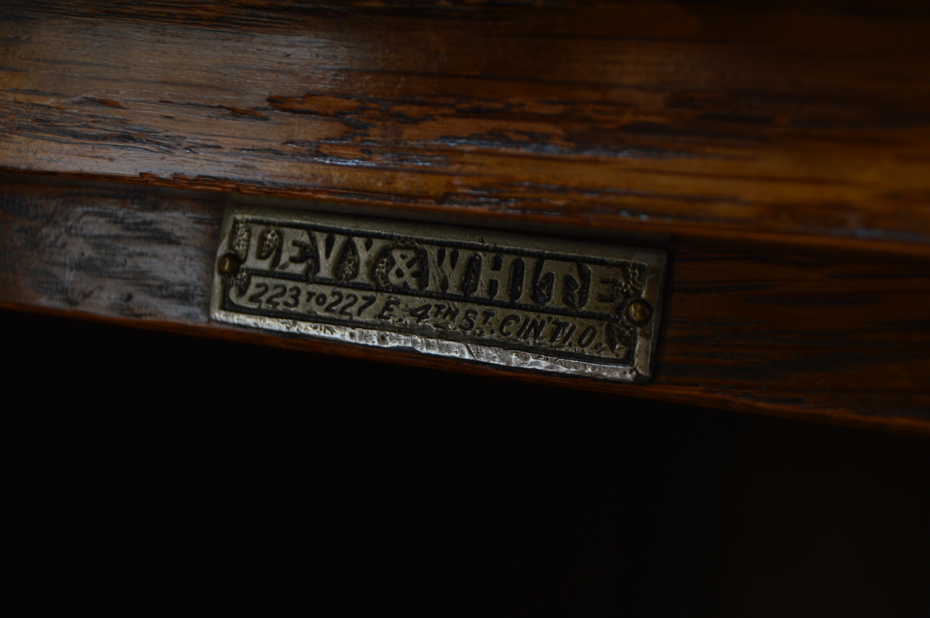 Vintage Oak Desk and Chair