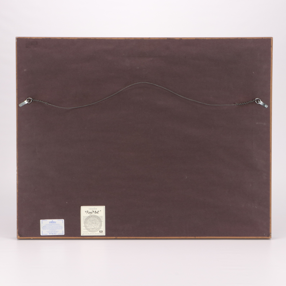 Paul Sawyier Watercolor Painting of a Wooden Cabin and Porch