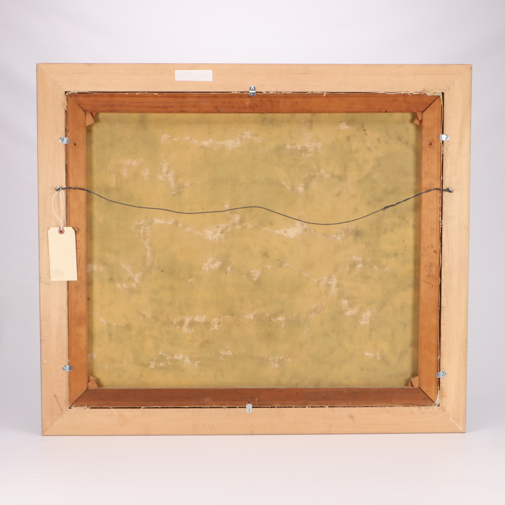 T. C. Lindsay Oil Painting of Winter Scene