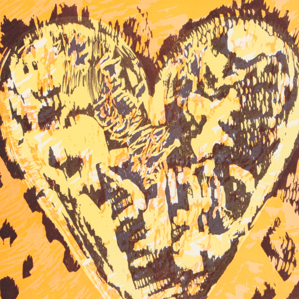 Jim Dine Limited Edition Woodcuts "Heart for Film Forum"