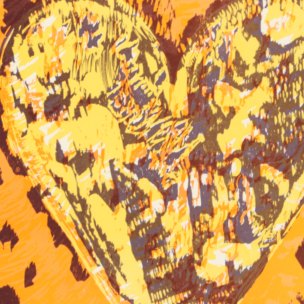 Jim Dine Limited Edition Woodcuts "Heart for Film Forum"