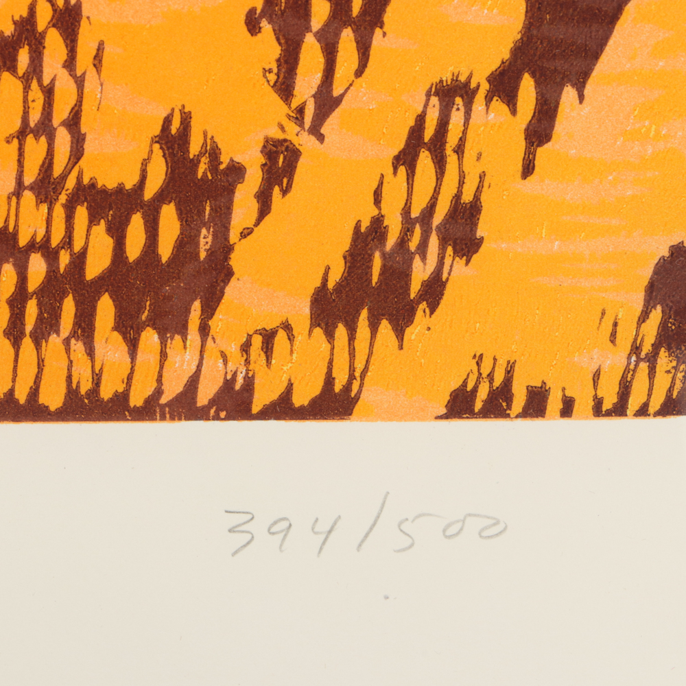 Jim Dine Limited Edition Woodcuts "Heart for Film Forum"