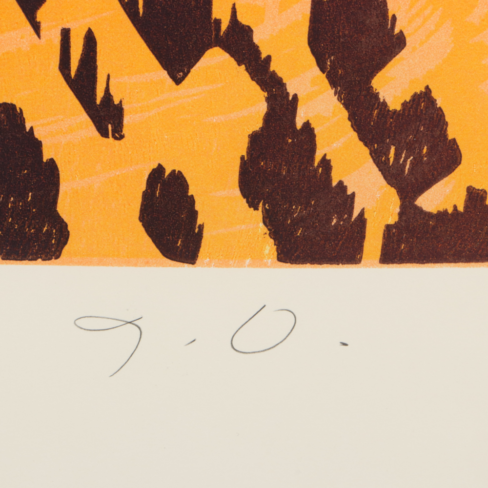 Jim Dine Limited Edition Woodcuts "Heart for Film Forum"