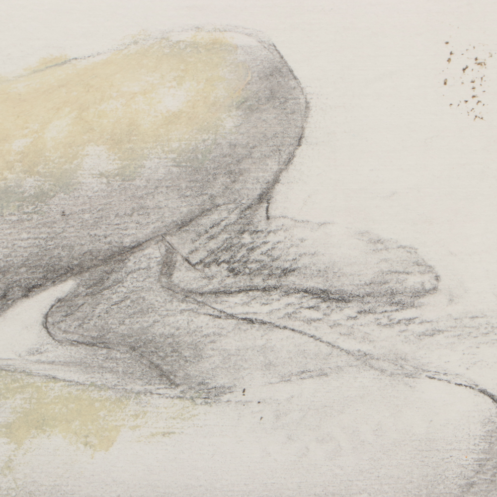 Leon Kroll Reclining Figure Gouache and Graphite Painting