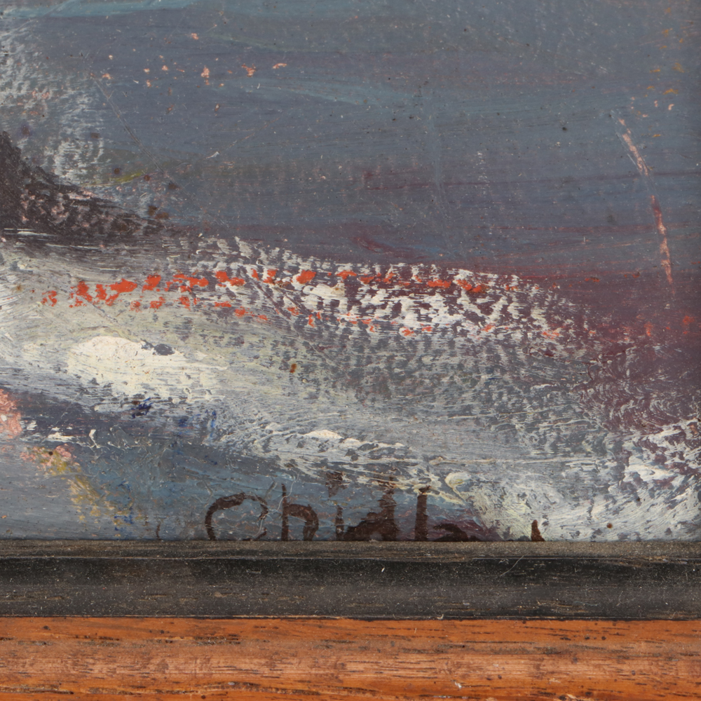 Paul Chidlaw Oil Landscape Painting "Mendocino Coast"