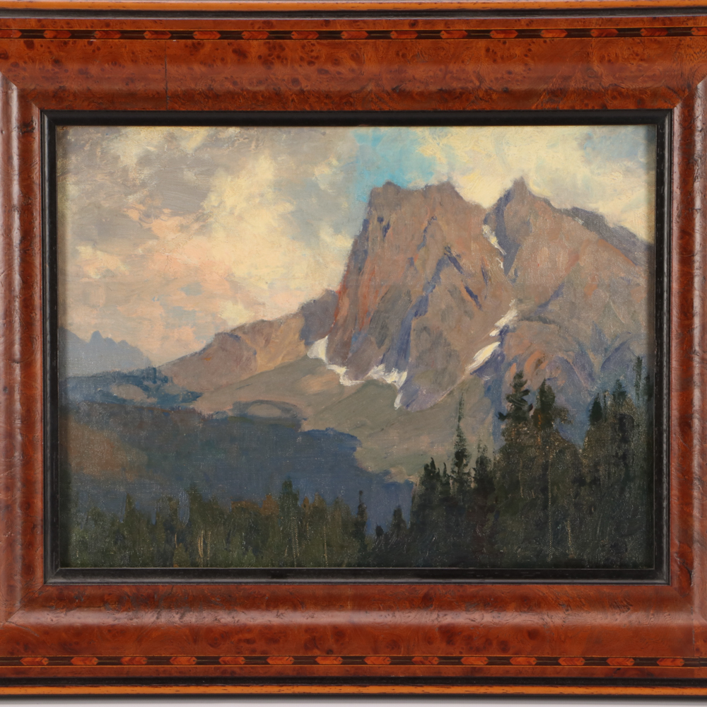 Edward Henry Potthast Early 20th-Century Oil Landscape Painting