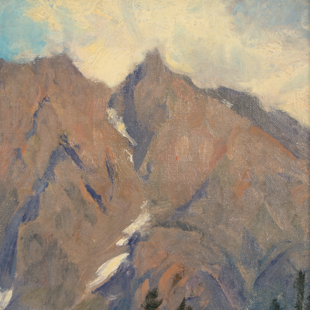 Edward Henry Potthast Early 20th-Century Oil Landscape Painting