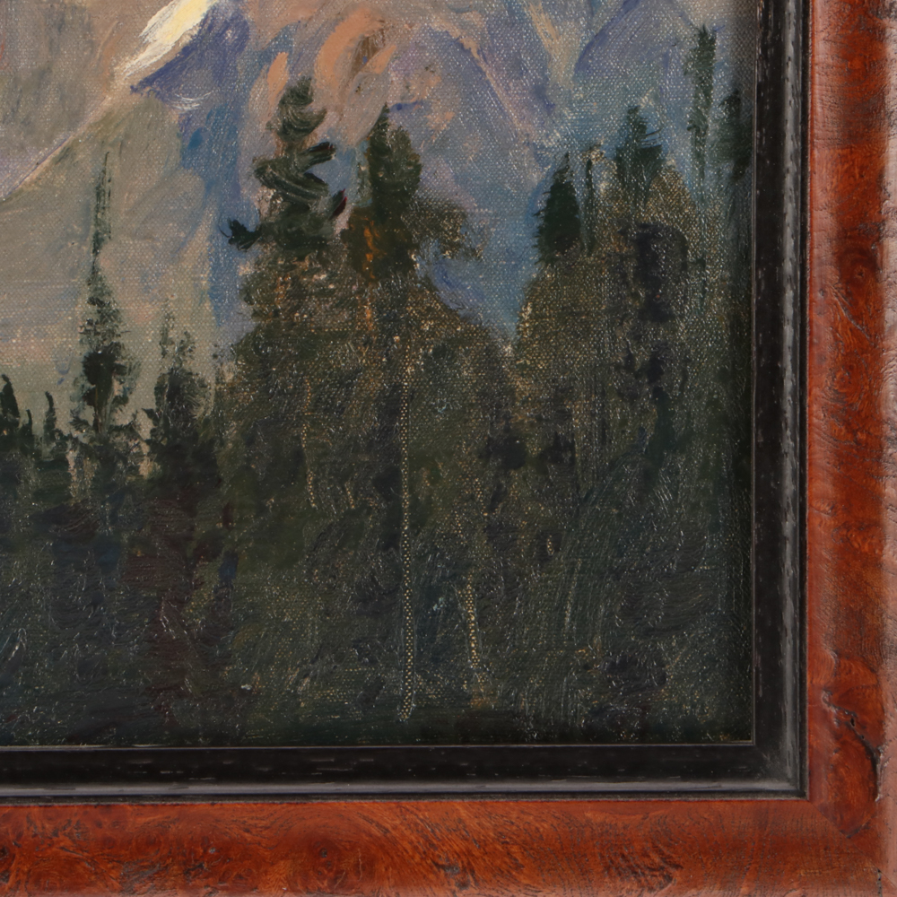 Edward Henry Potthast Early 20th-Century Oil Landscape Painting