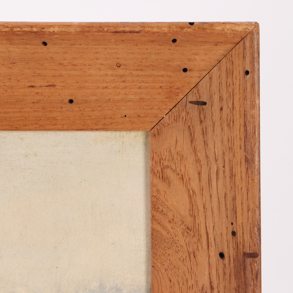 T. C. Lindsay Oil Painting "In the Fields"