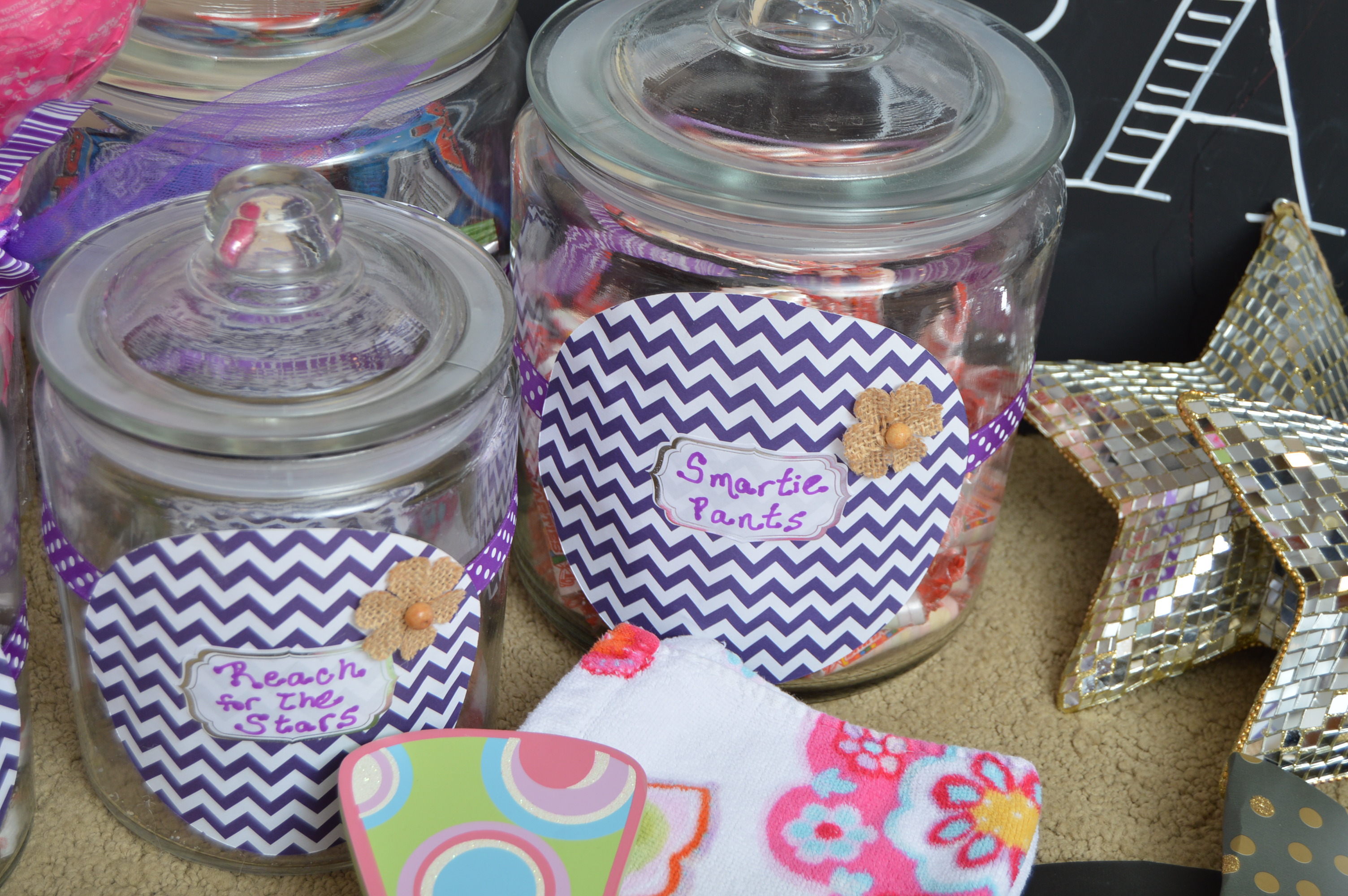 Candy Bar Supplies and Decor