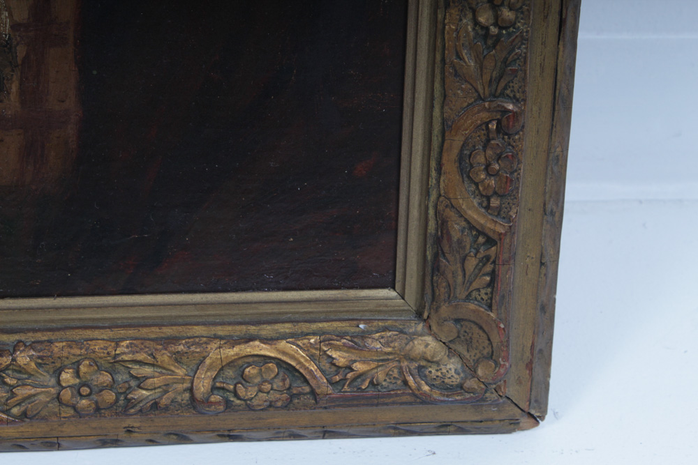 Vintage Portrait Oil Painting