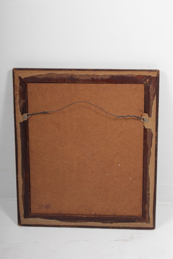 Vintage Portrait Oil Painting