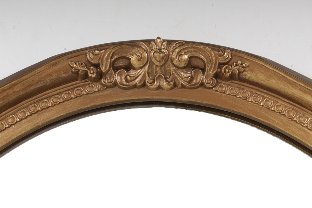 Contemporary Oval Wall Mirror