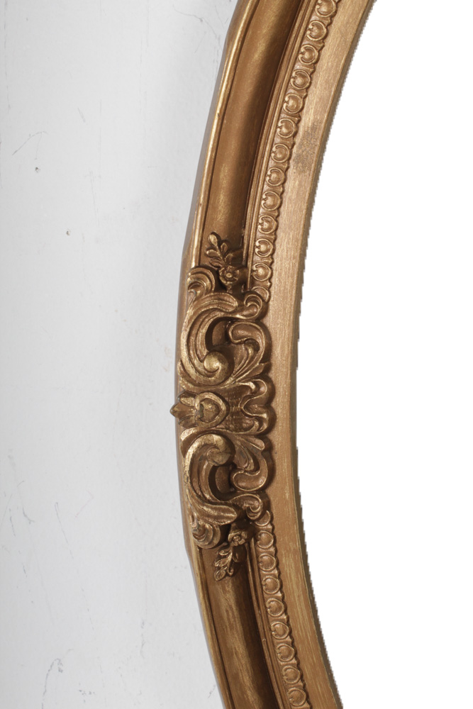 Contemporary Oval Wall Mirror