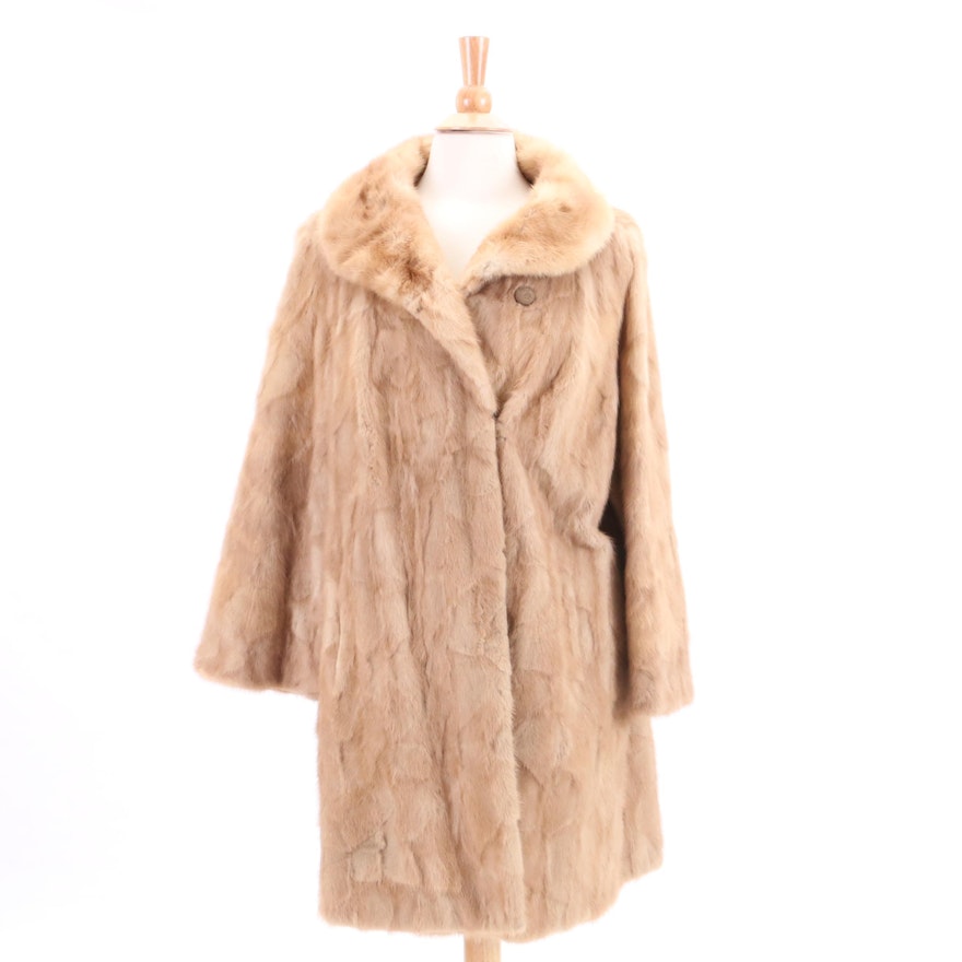 Vintage Leafgren of Saint Paul Mink Paw Fur Coat