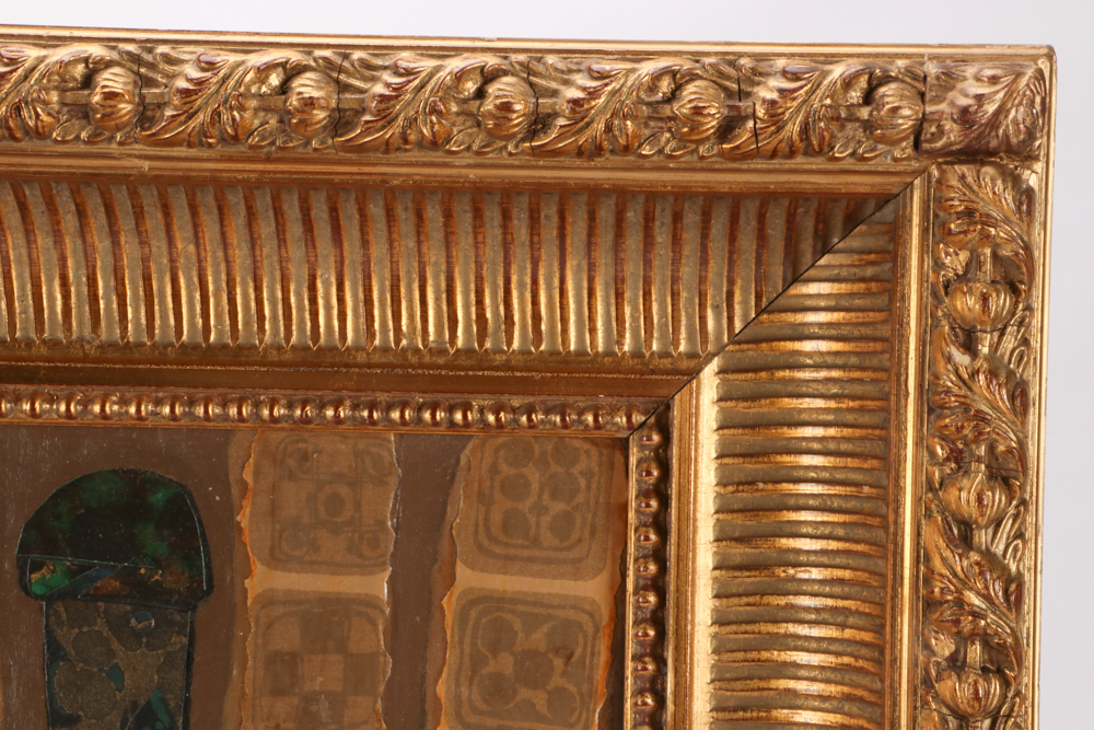 Evelyn Marx Mixed Media Painting on Panel