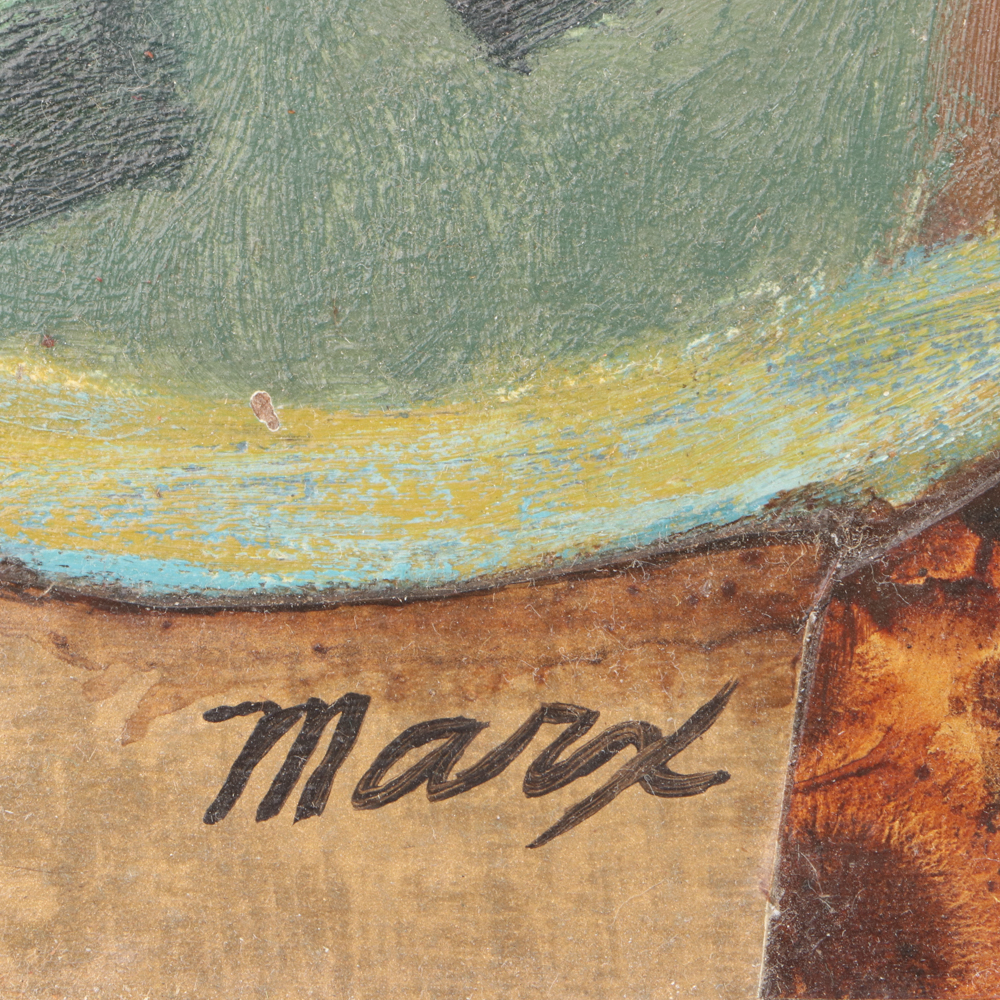 Evelyn Marx Mixed Media Painting on Panel