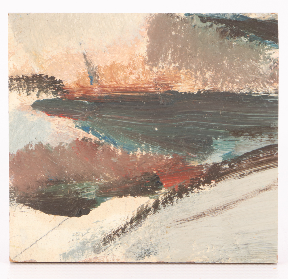 Four Paul Chidlaw Miniature Oil Paintings on Panel