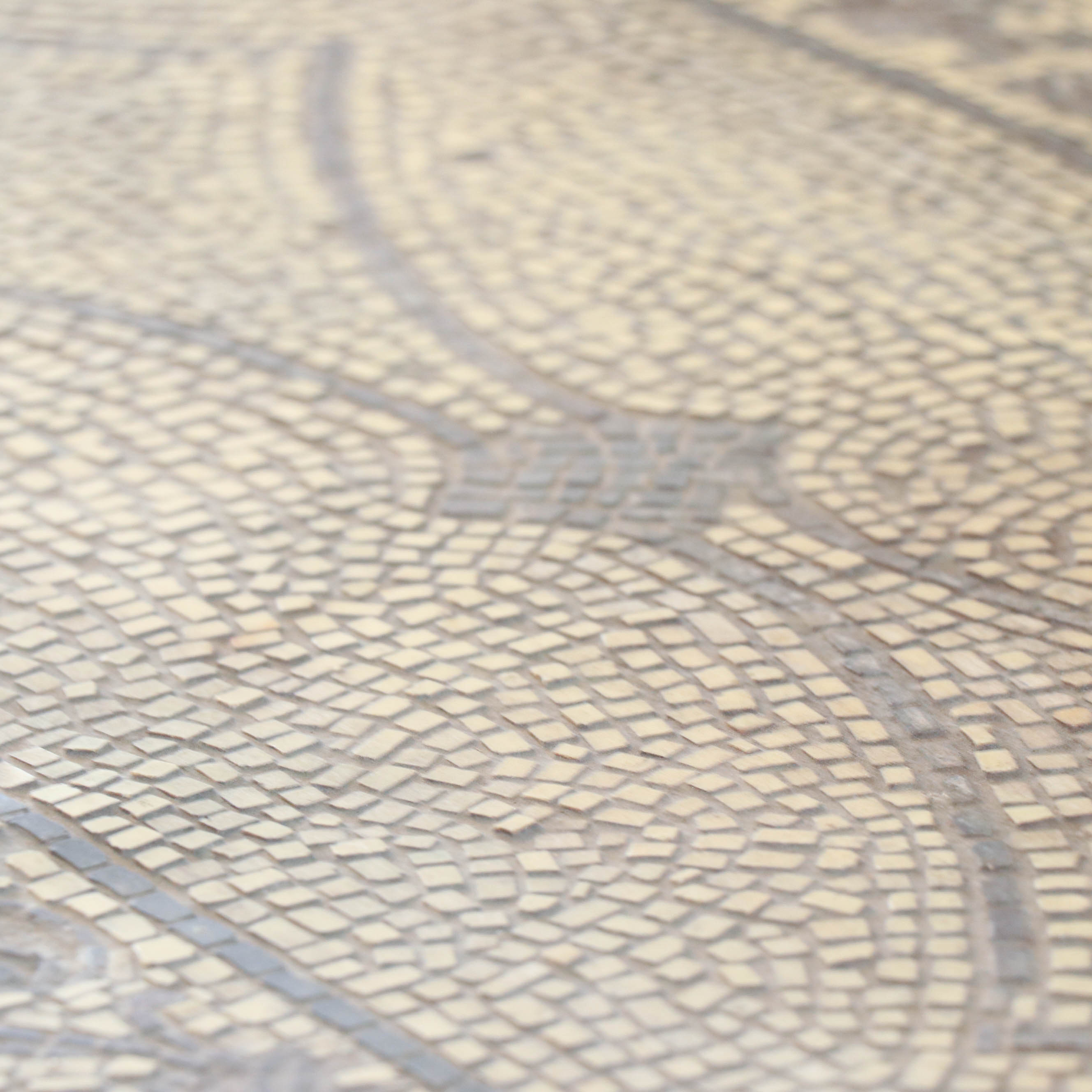 Mosaic Top Metal Console Table