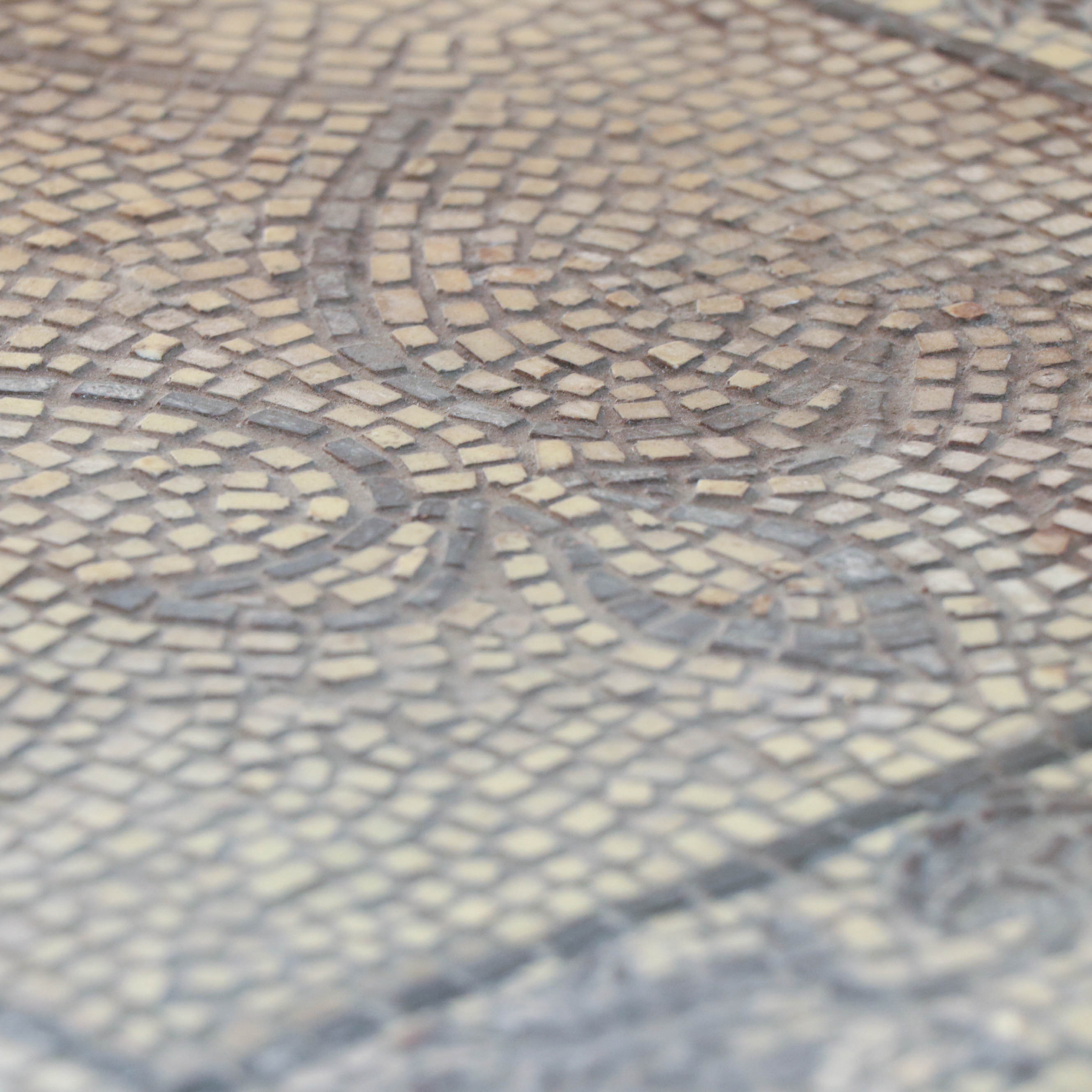 Mosaic Top Metal Console Table